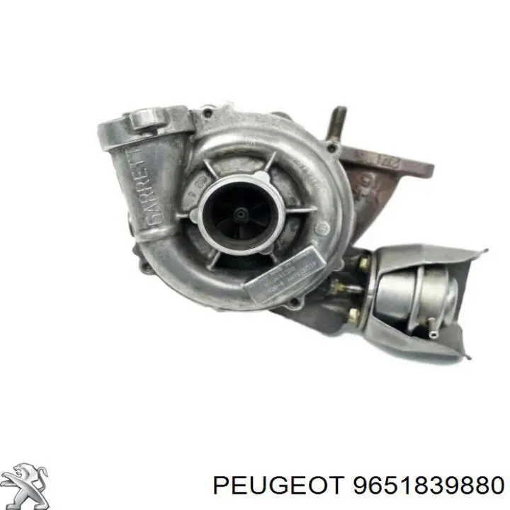 Турбіна Peugeot/Citroen 9651839880 ціна, від 200.25 USD