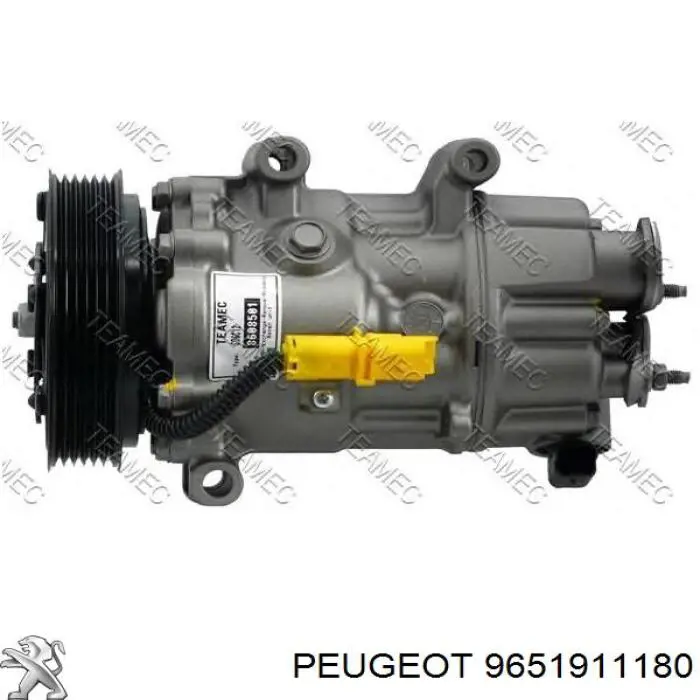 Компресор кондиціонера 9651911180 Peugeot/Citroen