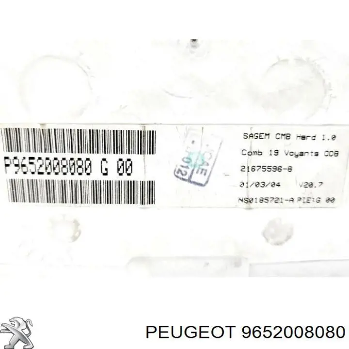  Peugeot/Citroen 9652008080 ціна, від 17.14 USD