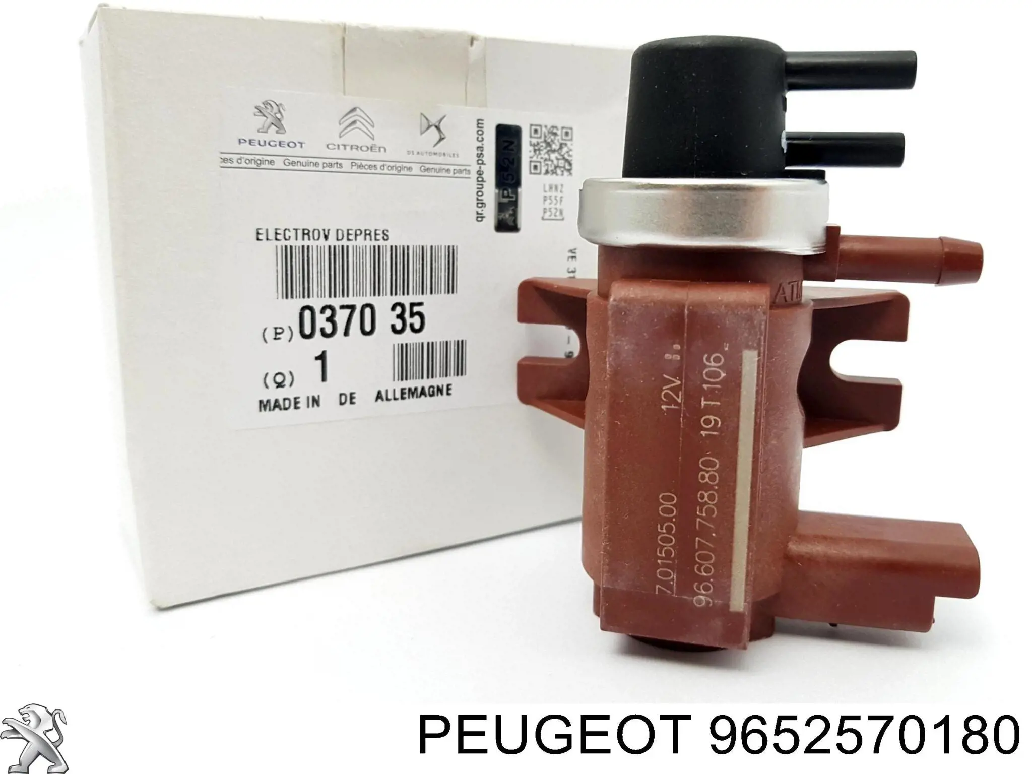 Клапан перетворювач тиску наддуву (соленоїд) Peugeot/Citroen 9652570180 ціна, від 14.09 USD