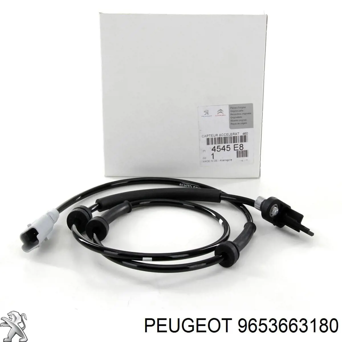 Купити 9653663180 Peugeot/Citroen Датчик АБС (ABS) задній