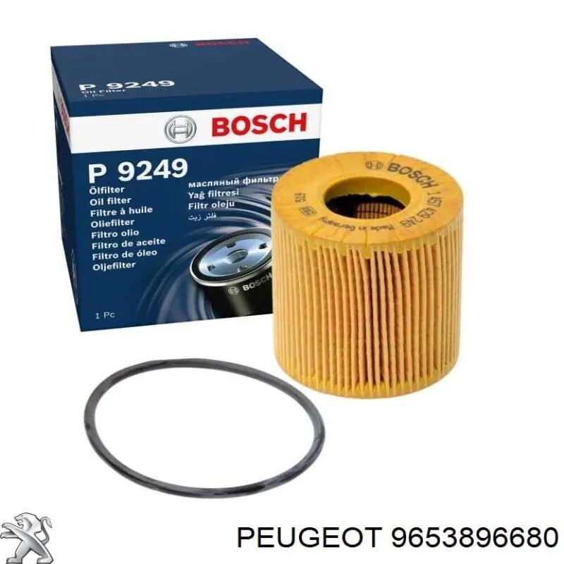 Масляний фільтр двигуна Peugeot/Citroen 9653896680 ціна, від 6.55 USD