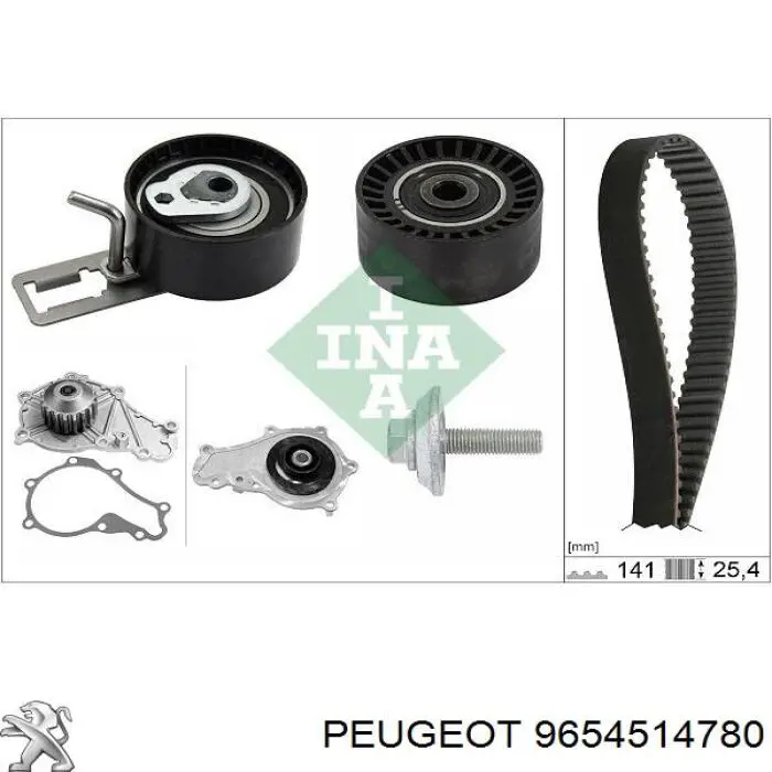 Помпа охолодження Peugeot/Citroen 9654514780 ціна, від 33.63 USD