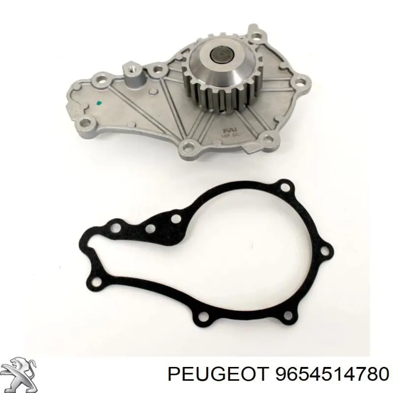 Купити 9654514780 Peugeot/Citroen Насос охолоджуючої рідини