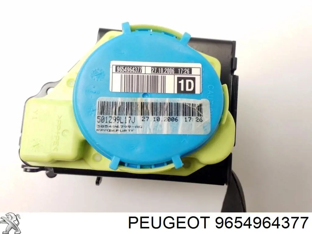 Пасок безпеки передній правий Peugeot/Citroen 9654964377 ціна, від 22.55 USD