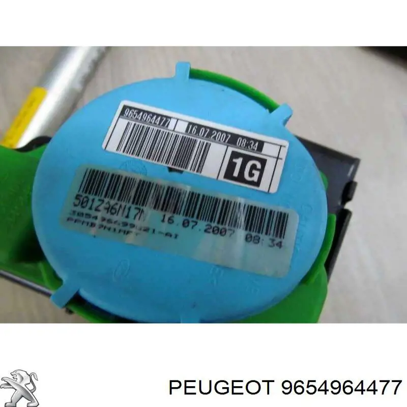 Купити 9654964477 Peugeot/Citroen Пасок безпеки передній лівий