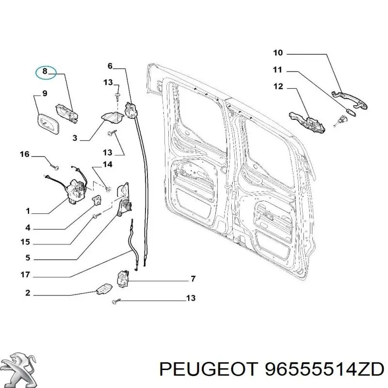  Peugeot/Citroen 96555514ZD ціна, від 6.24 USD