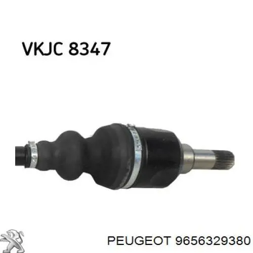 Привід передній лівий Peugeot/Citroen 9656329380 ціна, від 71.32 USD