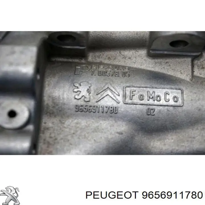 9656911780 Peugeot/Citroen Клапан рециркуляції відпрацьованих газів EGR
