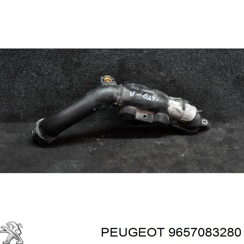Глушник/резонатор турбінних газів 9657083280 Peugeot/Citroen