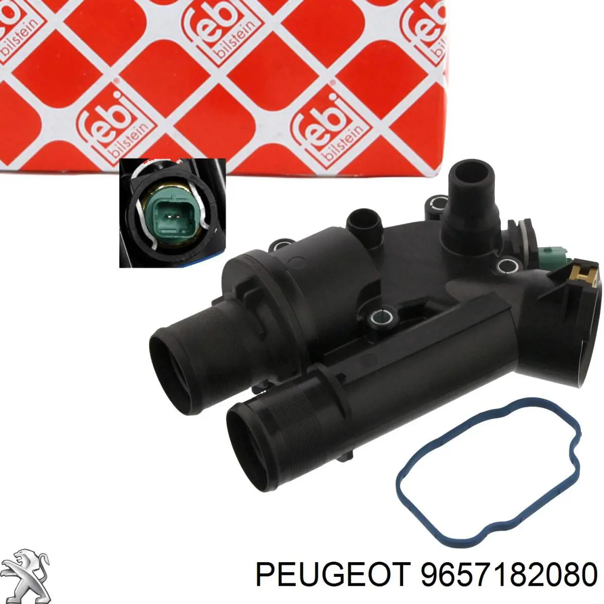 Кожух термостата Peugeot/Citroen 9657182080 ціна, від 26.16 USD