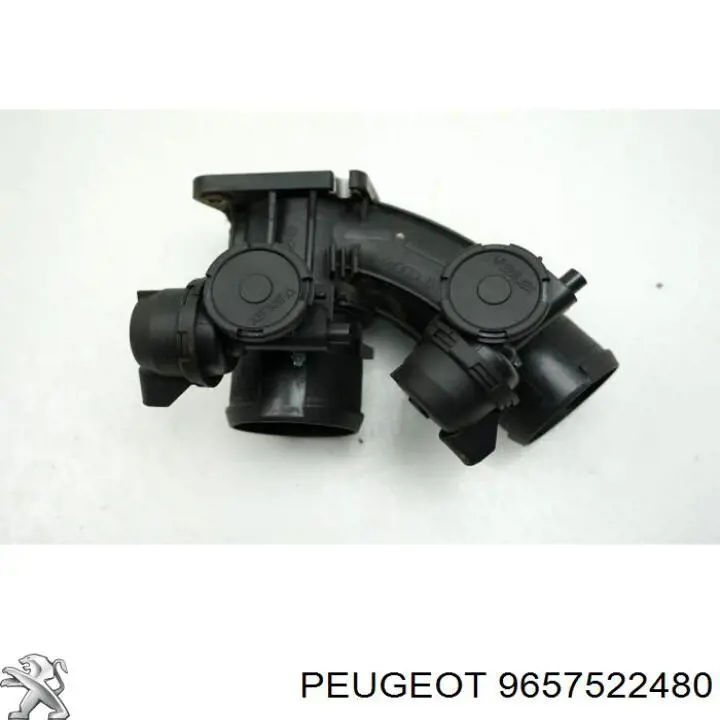 9657522480 Peugeot/Citroen Дросільна заслінка в зборі