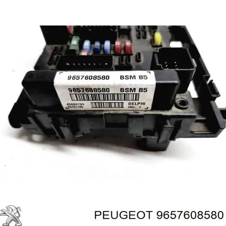 Купити 9657608580 Peugeot/Citroen Блок запобіжників задній, салонний