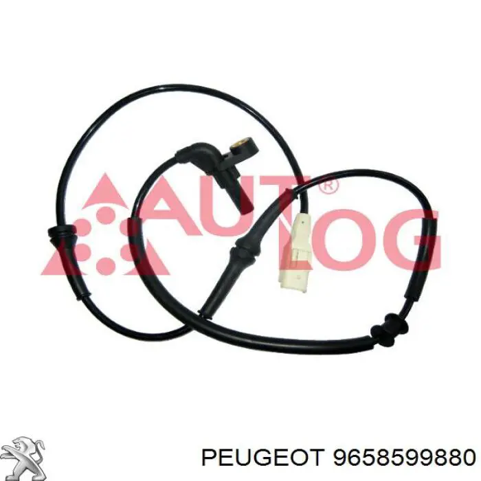 9658599880 Peugeot/Citroen датчик абс (abs задній, правий)