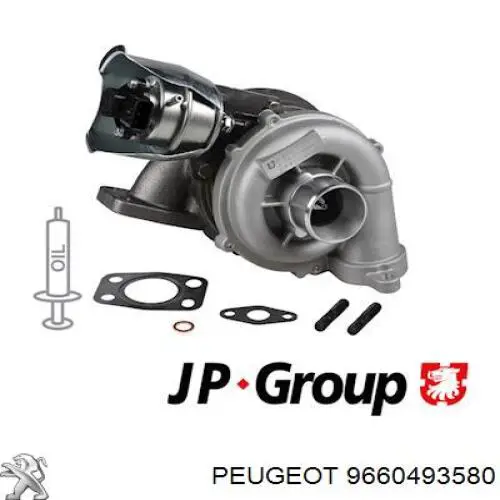 Турбіна Peugeot/Citroen 9660493580 ціна, від 152.03 USD