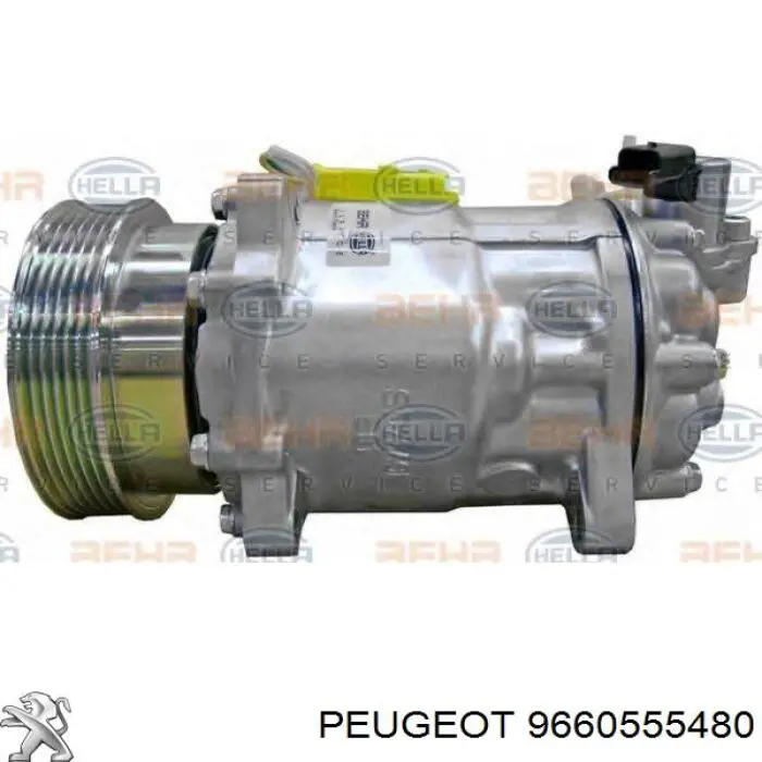 Компресор кондиціонера 1607939780 Peugeot/Citroen