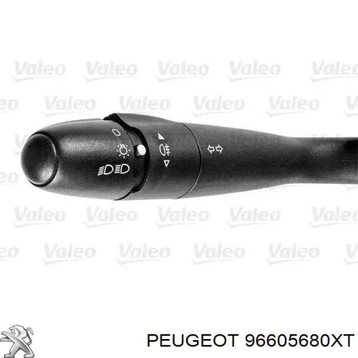 Перемикач підрульовий, в зборі 96605680XT Peugeot/Citroen