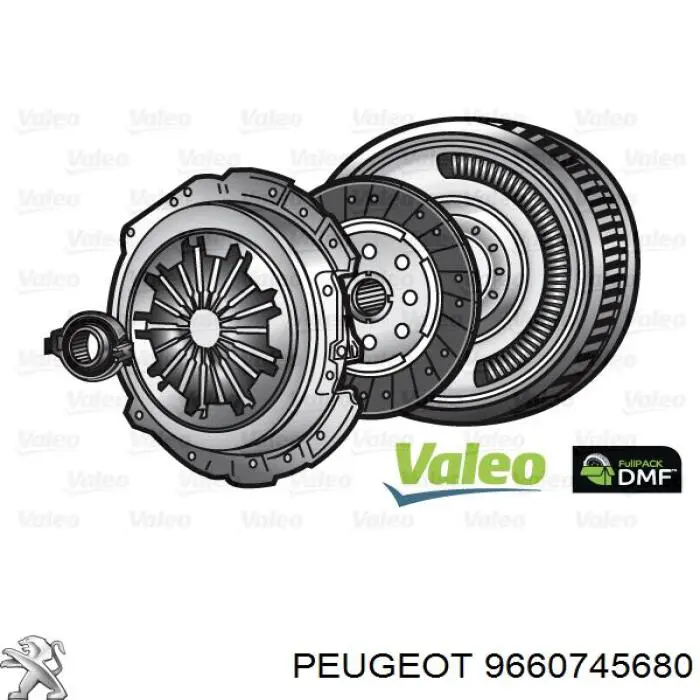 9660745680 Peugeot/Citroen маховик двигуна