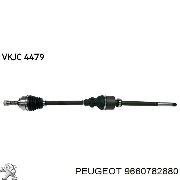 9660782880 Peugeot/Citroen Привід передній правий