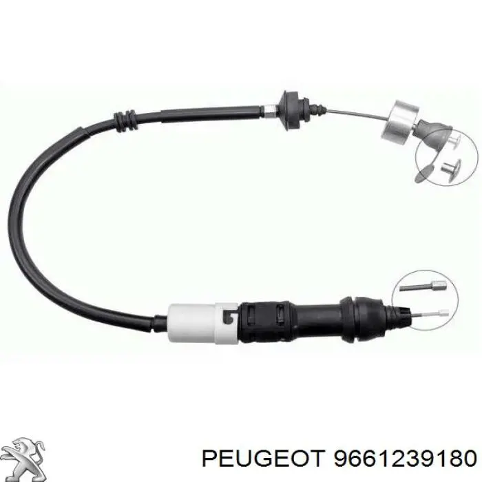 Трос зчеплення 9661239180 Peugeot/Citroen