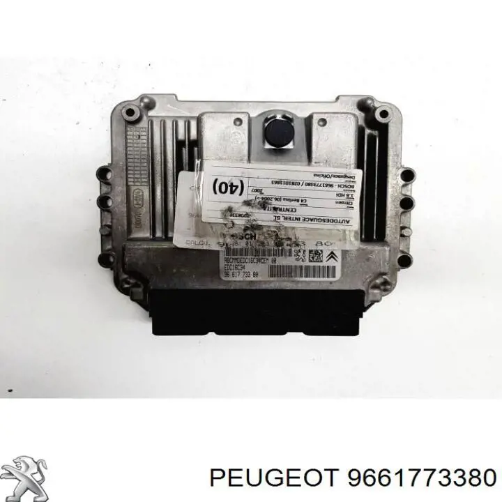 Електронний блок керування двигуном 9661773380 Peugeot/Citroen