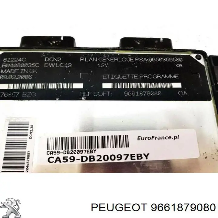  Peugeot/Citroen 9661879080 ціна, від 51.40 USD