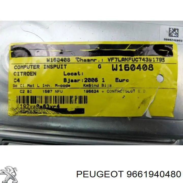 9661940480 Peugeot/Citroen