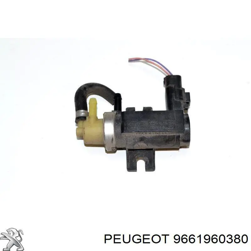 9661960380 Peugeot/Citroen перетворювач тиску (соленоїд наддуву/EGR)