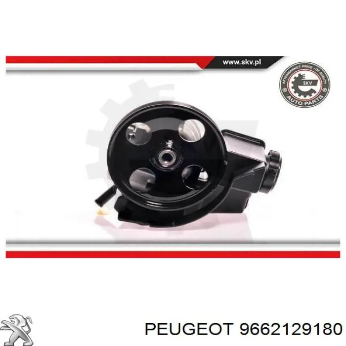 Насос гідропідсилювача керма Peugeot/Citroen 9662129180