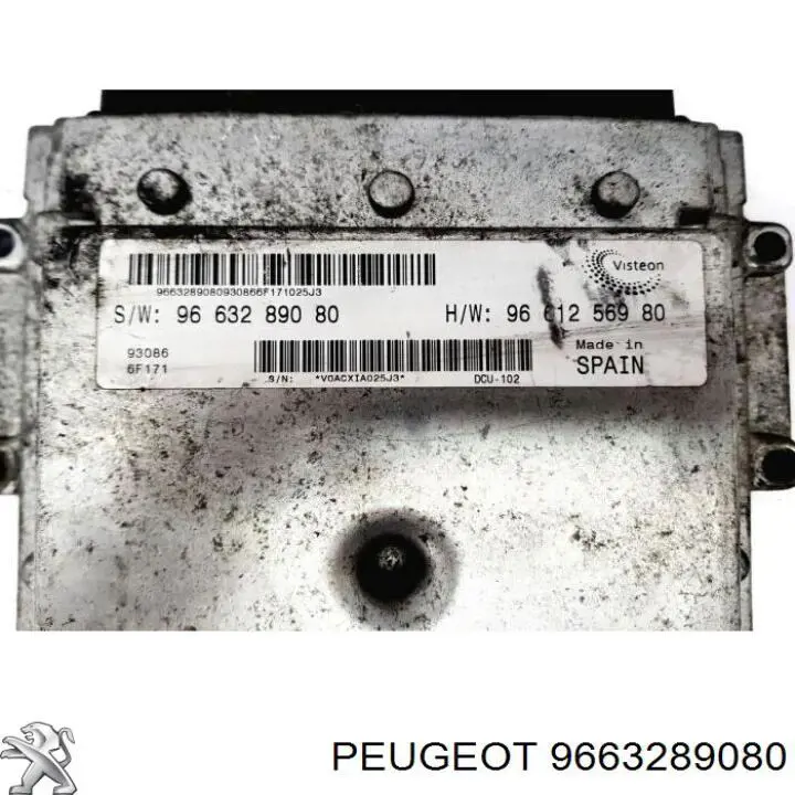 Peugeot/Citroen 9663289080 ціна, від 448.65 USD