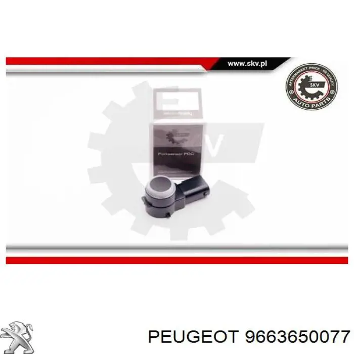  Peugeot/Citroen 9663650077 ціна, від 25.34 USD