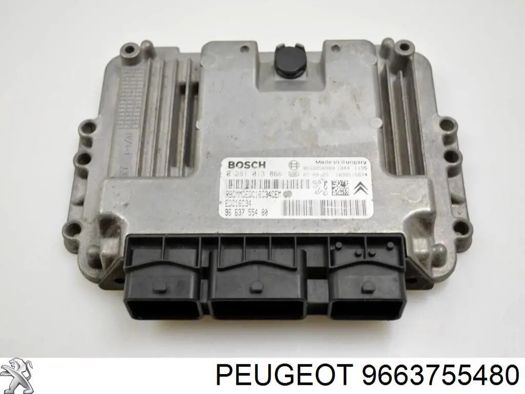 Блок двигуна Peugeot/Citroen 9663755480
