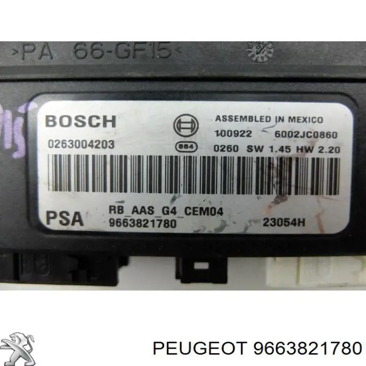 9663821780 Peugeot/Citroen 