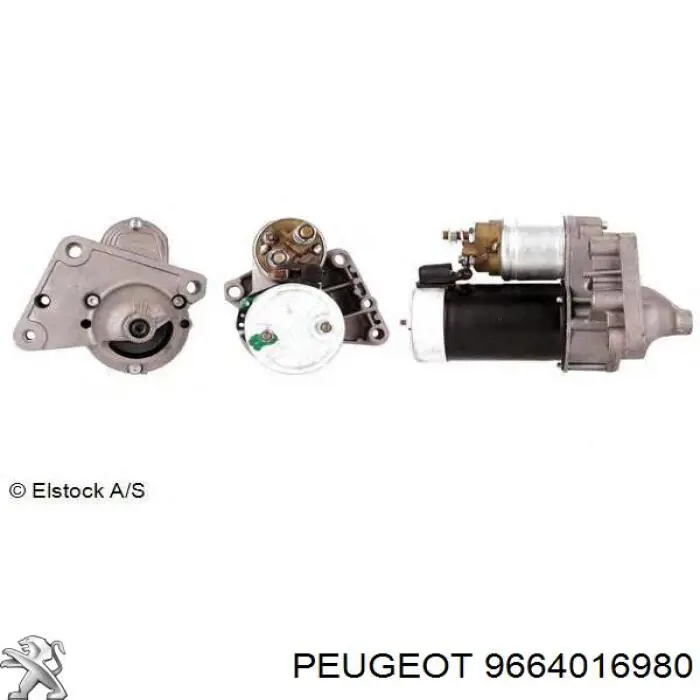 Купити 9664016980 Peugeot/Citroen Стартер
