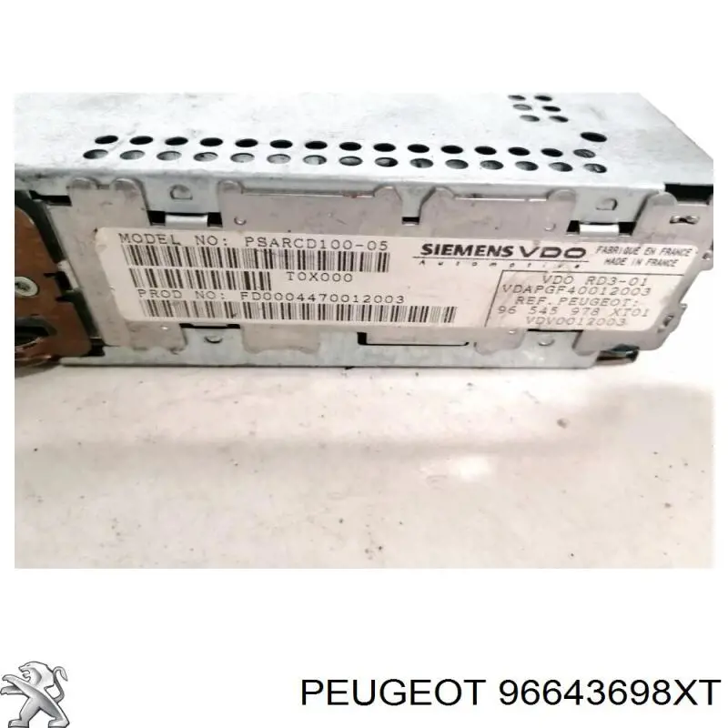 96643698XT Peugeot/Citroen 