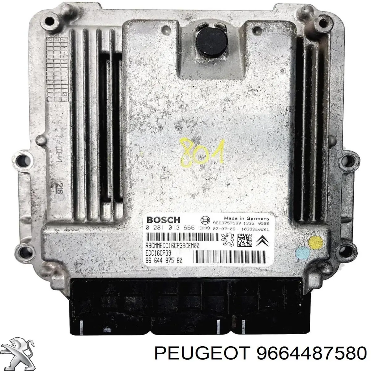 ЕБУ Peugeot/Citroen 9664487580 ціна, від 50.68 USD