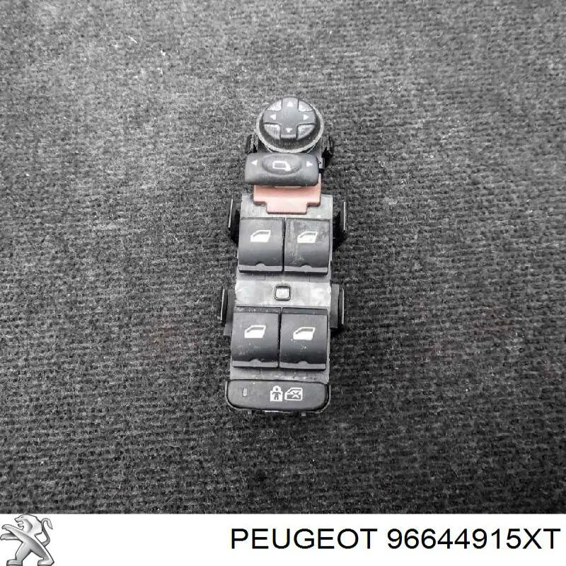 Кнопковий блок керування склопідіймачами передній лівий Peugeot/Citroen 96644915XT ціна, від 39.37 USD