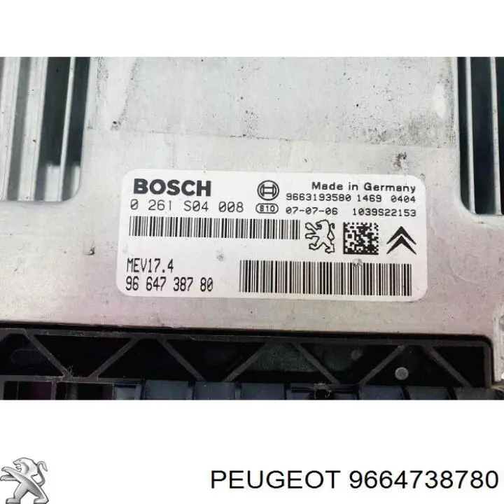  Peugeot/Citroen 9664738780 ціна, від 122.74 USD