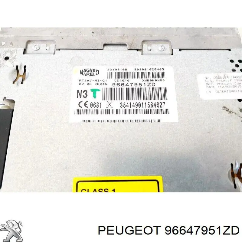  Peugeot/Citroen 96647951ZD ціна, від 273.17 USD