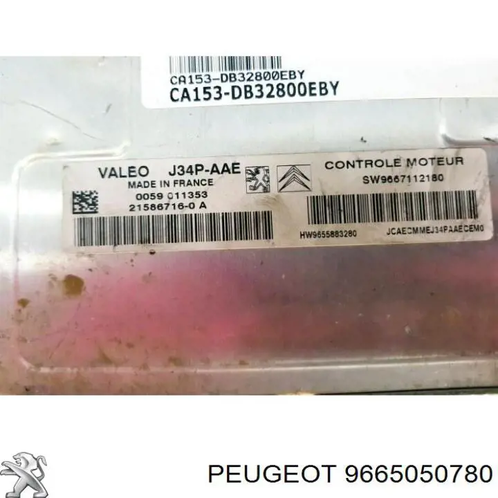  Peugeot/Citroen 9665050780