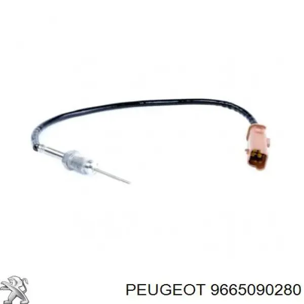Купити 9665090280 Peugeot/Citroen Датчик температури відпрацьованих газів (ВГ), фільтр сажі