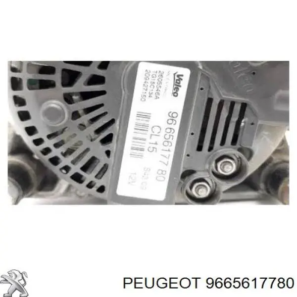 Генератор 9665617780 Peugeot/Citroen