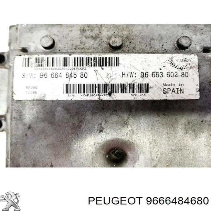 Купити 9666484680 Peugeot/Citroen Модуль управління двигуном