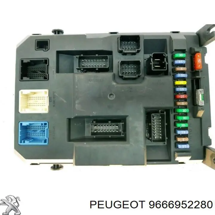 Купити 9666952280 Peugeot/Citroen Блок запобіжників задній, салонний