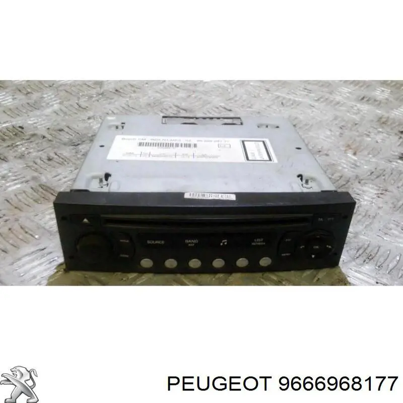 96669681XT Peugeot/Citroen Магнітола (радіо AM/FM)