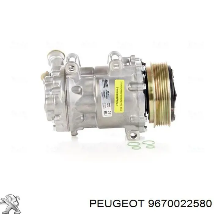 Компресор кондиціонера 9670022580 Peugeot/Citroen