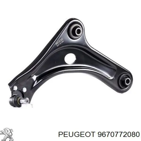 Купити 9670772080 Peugeot/Citroen Лівий важіль передній нижній підвіски