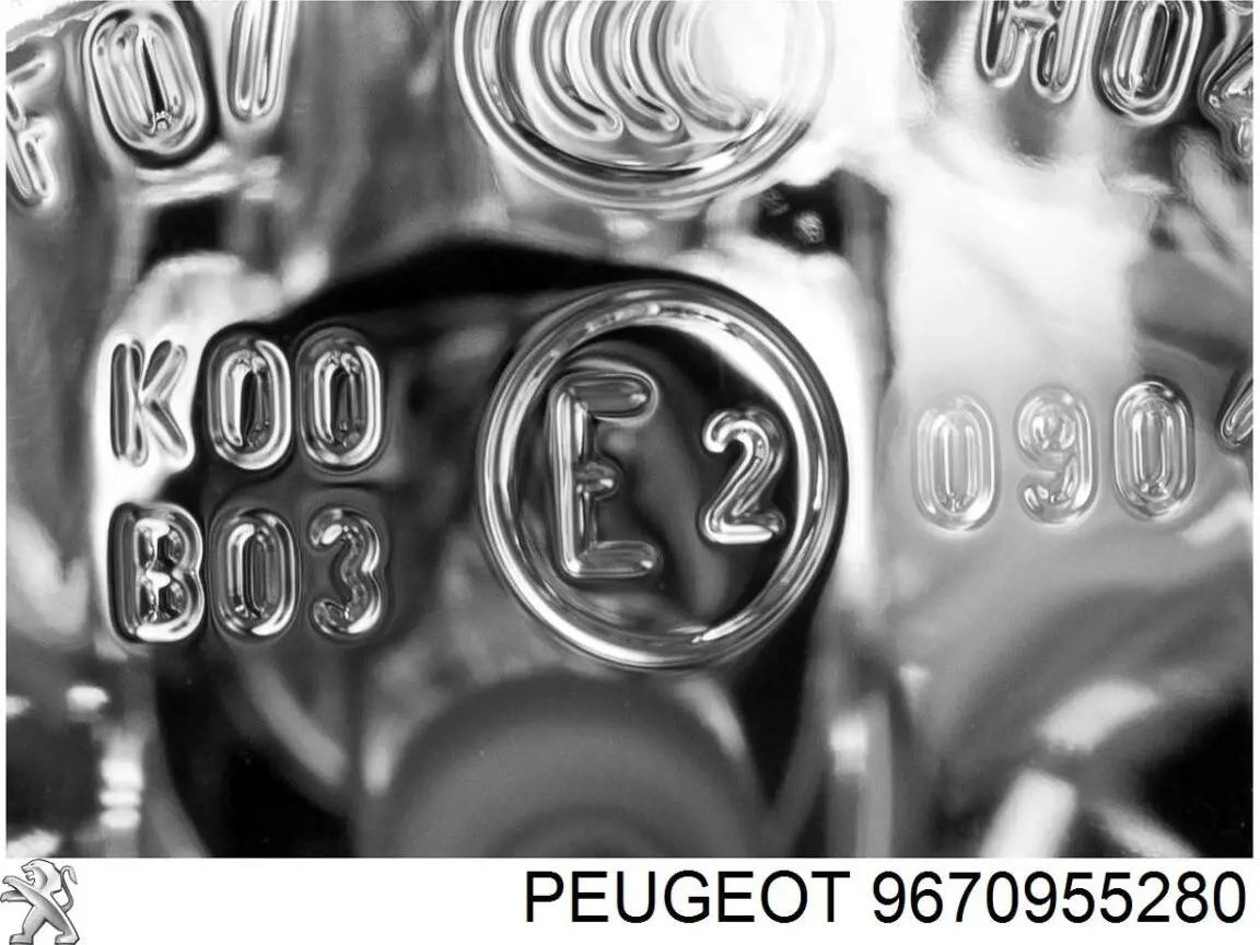 9670955280 Peugeot/Citroen Протитуманки, ліваі, права