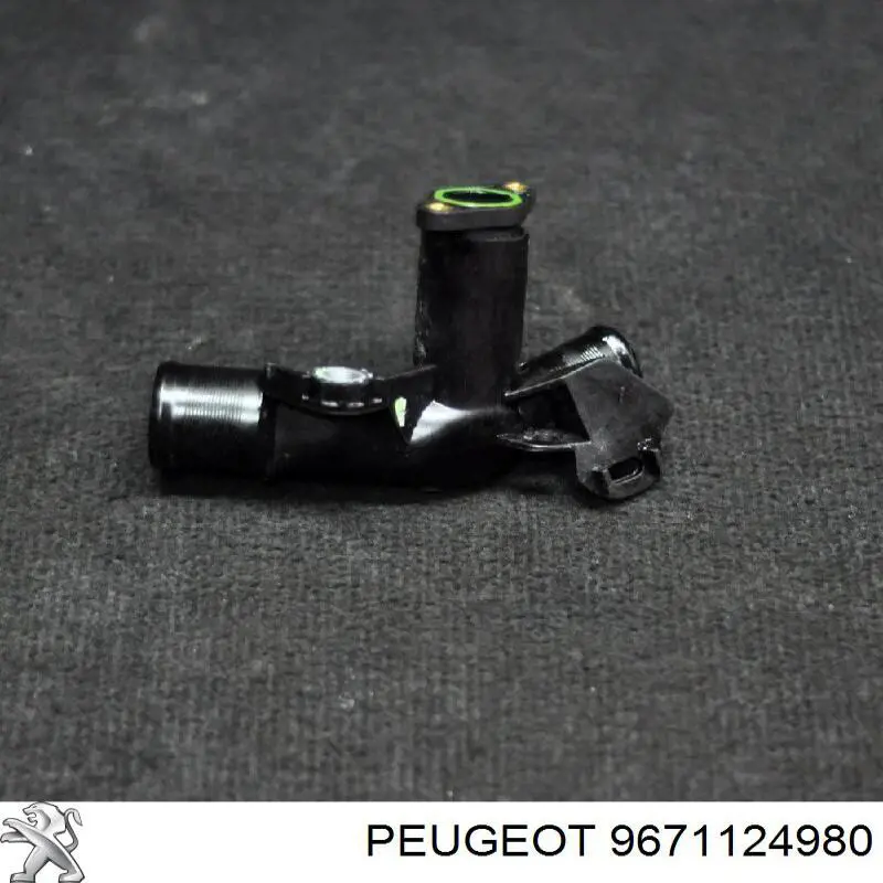 Фланець системи охолодження (трійник) 9671124980 Peugeot/Citroen