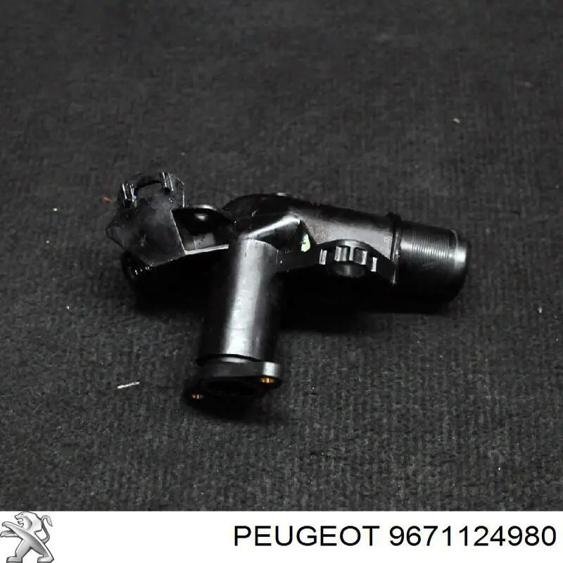 Фланець системи охолодження (трійник) 9671124980 Peugeot/Citroen